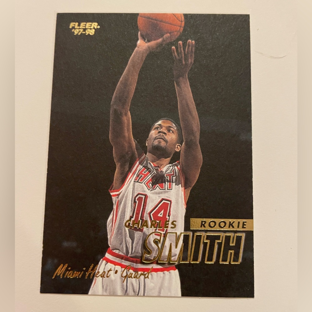 1997-98 Fleer Charles Smith #301 Rookie Card